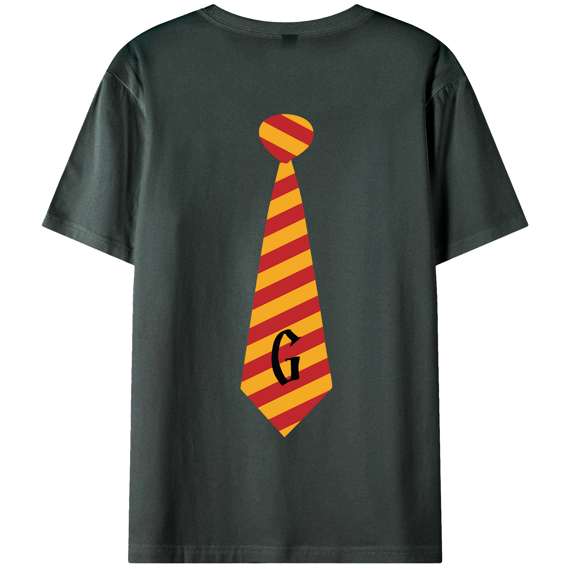 （画像用） Harry Potter ハリー・ポッターシリーズ 綿100％ メンズ半袖Tシャツ（バックプリント） 通気性